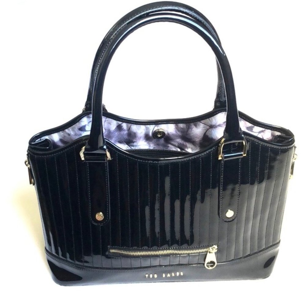 Ted Baker Turaco TB PVC Quilted Tote - Black